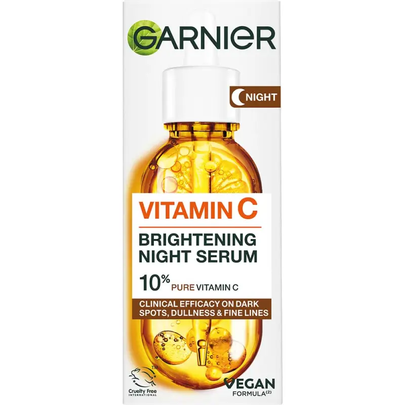 Skin Naturals ragyogást adó éjszakai szérum C-vitaminnal 30 ml