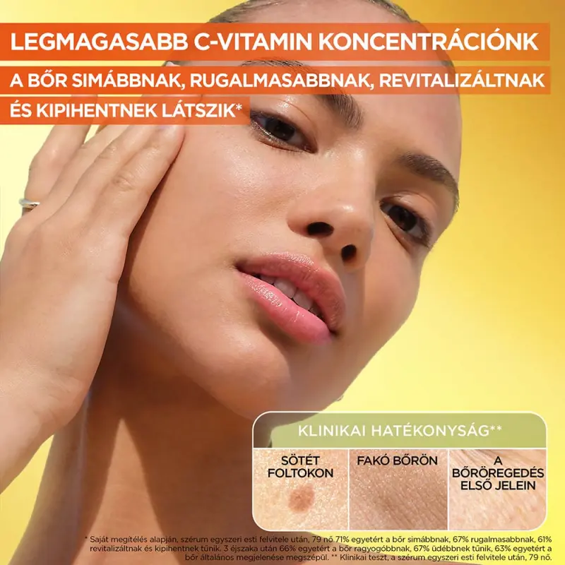 Skin Naturals ragyogást adó éjszakai szérum C-vitaminnal 30 ml