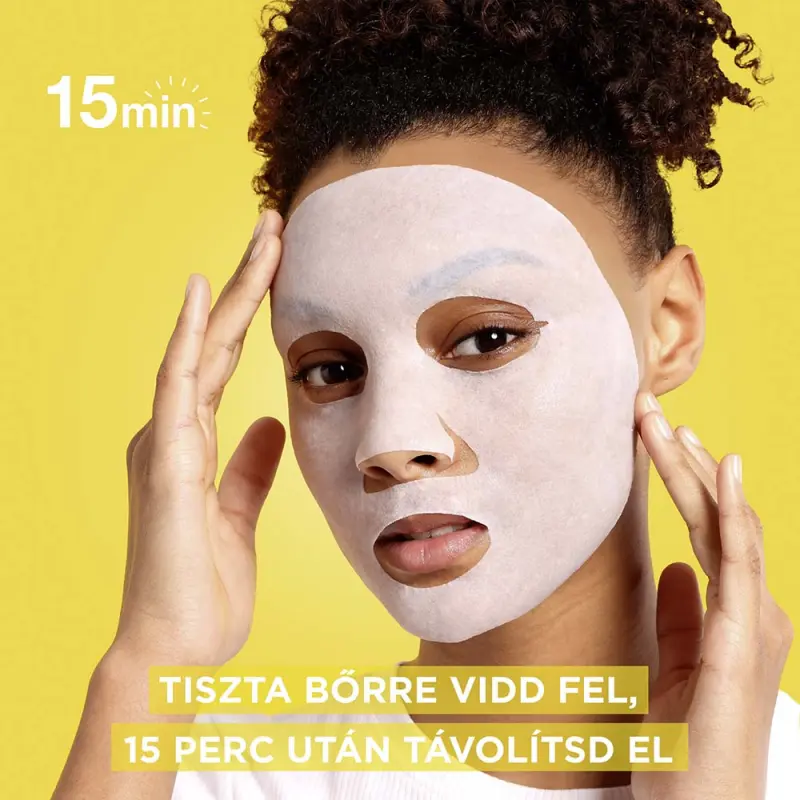 Skin Naturals Vitamin C* Ragyogást adó fátyolmaszk C-vitaminnal 28 g