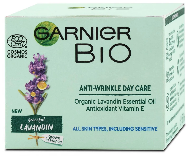 Bio Öregedésgátló Nappali Krém Organikus Levendula Esszenciális Olajjal és E-vitaminnal 50 ml