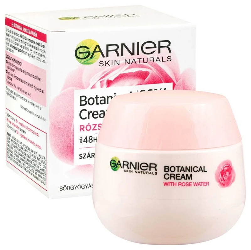 Skin Naturals Botanicals hidratáló arckrém rózsavízzel 50 ml