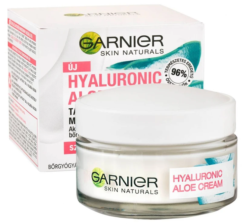 Skin Naturals Hyaluronic Aloe krém 50 ml száraz és érzékeny bőrre