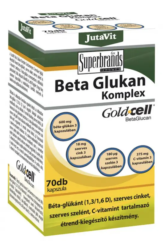 JUTAVIT Beta Glukan Komplex Kapszula (70 db)