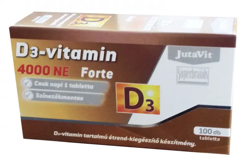 JUTAVIT D3-Vitamin 4000Ne Forte Tabletta (100 db)
