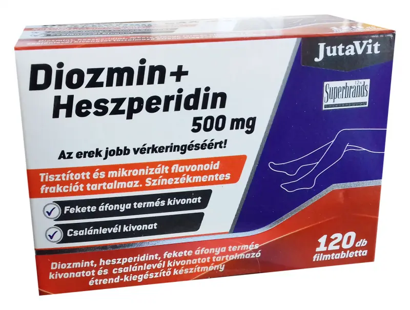 Diozmin + Heszperidin 500 mg (120 db)