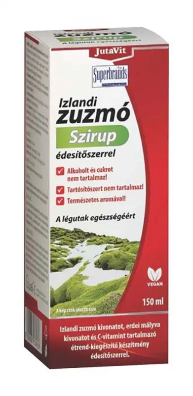 JUTAVIT Izlandi Zuzmó Szirup 150 ml