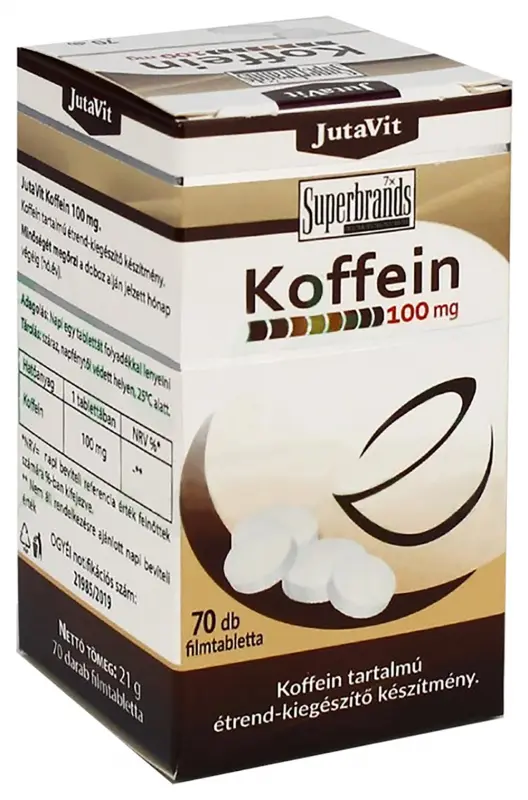 JUTAVIT Koffein 100mg 70 db