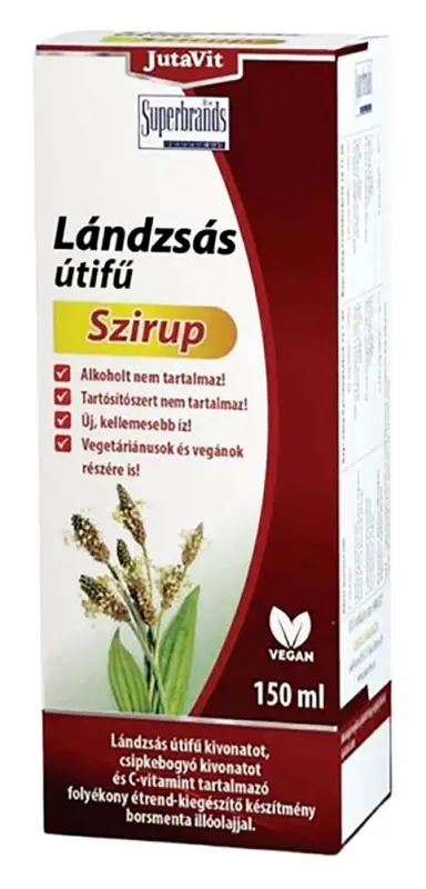 JUTAVIT Lándzsás Útifű Szirup 150 ml