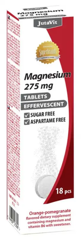JUTAVIT Magnézium 275 mg Pezsgőtabletta 16 db