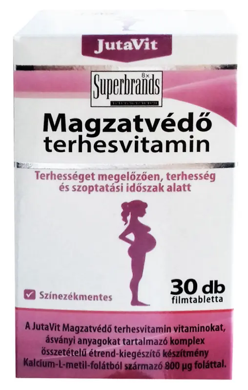 JUTAVIT Magzatvédő Terhesvitamin Filmtabletta (30 db)