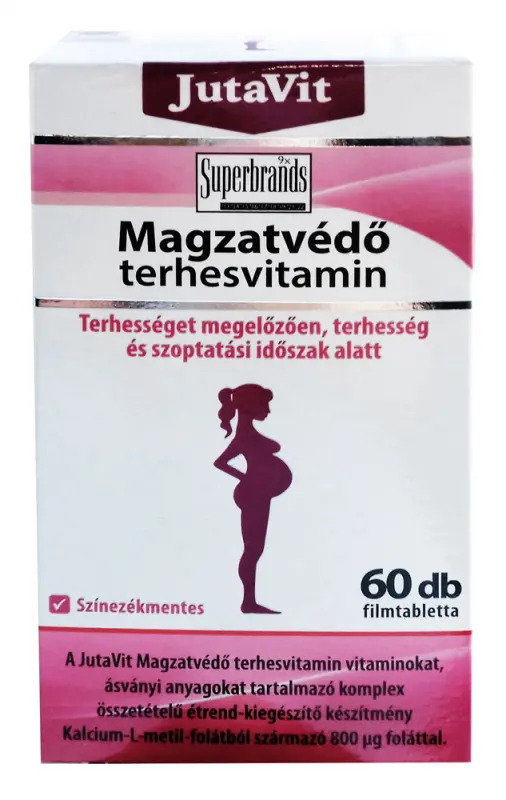 JUTAVIT Magzatvédő Terhesvitamin Filmtabletta (60 db)