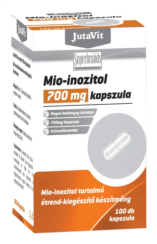 JUTAVIT Mio-Inozitol 700mg kapszula 100 db