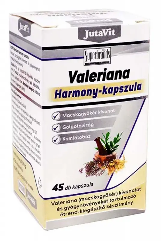 JUTAVIT Valeriana Harmony Kapszula 45 db