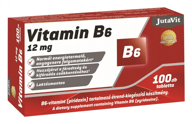JUTAVIT Vitamin B6 12mg (Piridoxin) 100 db