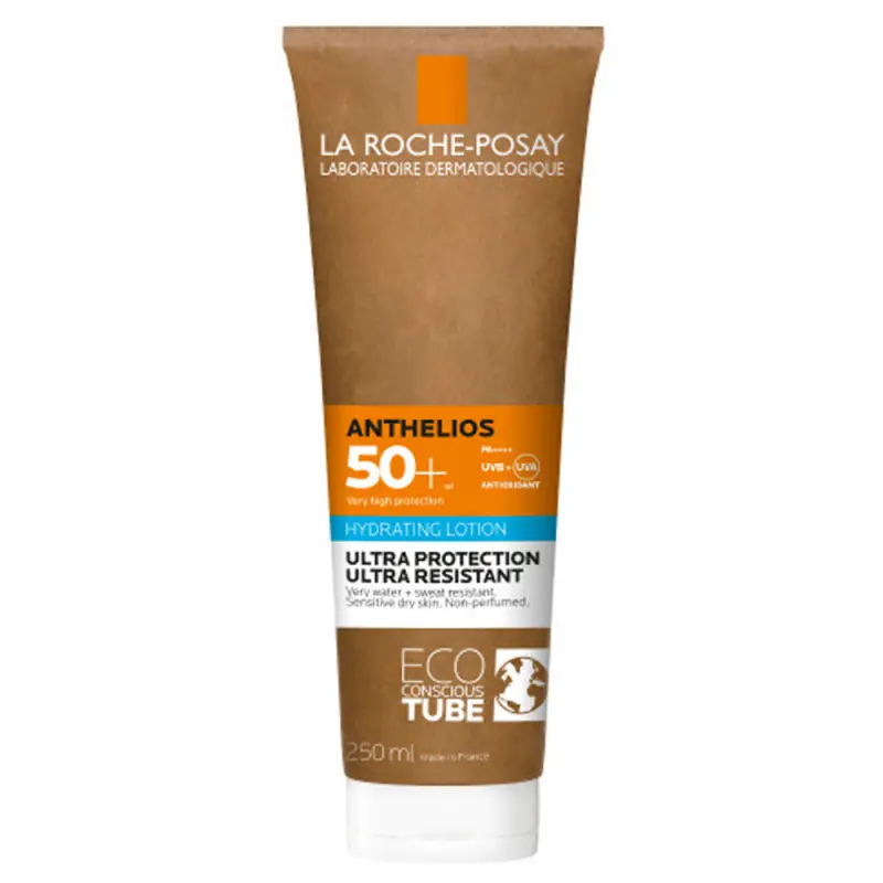 LA ROCHE-POSAY Anthelios Hidratáló naptej SPF 50+ (250 ml) környezetbarát csomagolásban LA ROCHE-POSAY Anthelios Hidratáló naptej SPF 50+ (250 ml) környezetbarát csomagolásban
