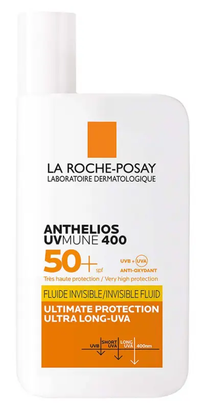 LA ROCHE-POSAY Anthelios UVMUNE 400 Napvédő Invisible fluid SPF50+ (50 ml)