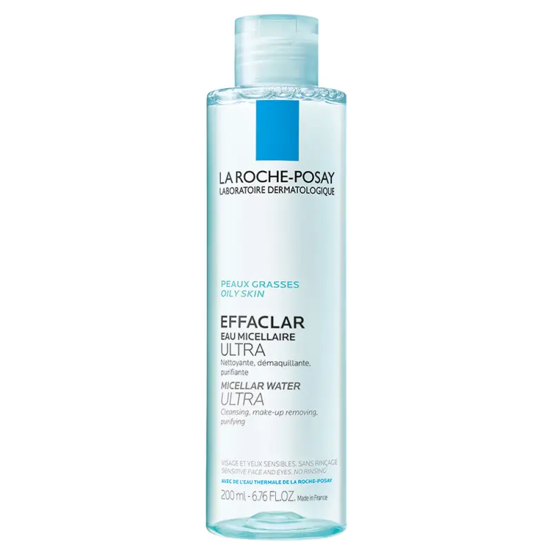 LA ROCHE-POSAY Effaclar Micellás arctisztító ultra (zsíros bőrre) 200 ml