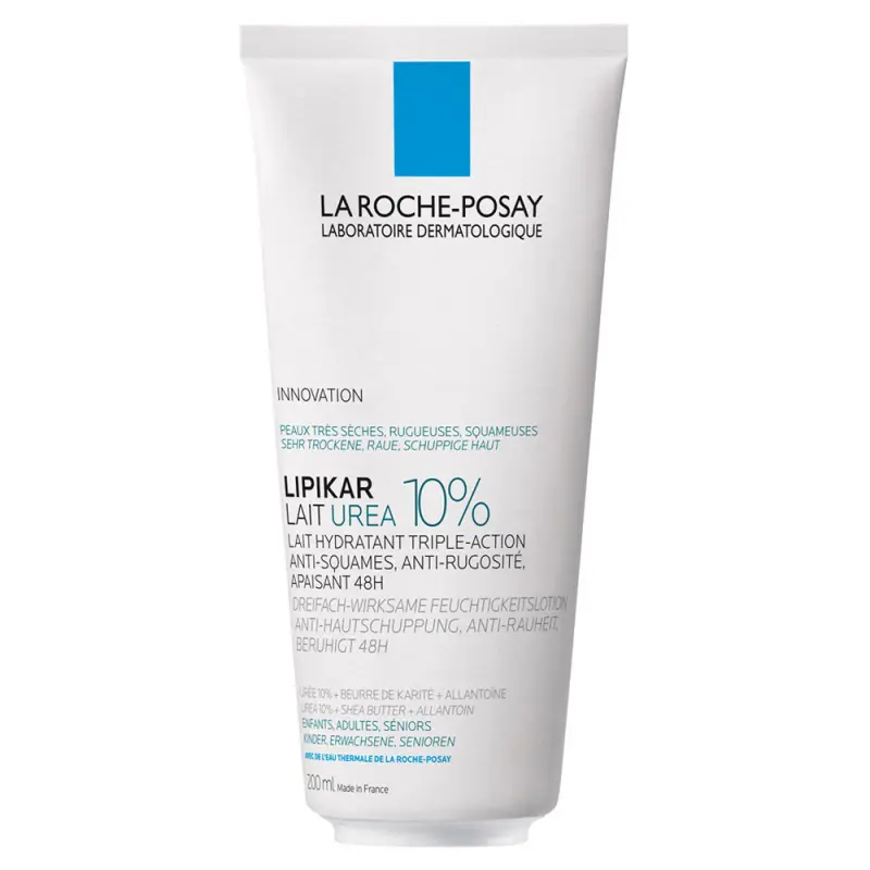 LA ROCHE-POSAY Lipikar 10% UREA testápoló tej 200 ml LA ROCHE-POSAY Lipikar 10% UREA testápoló tej 200 ml