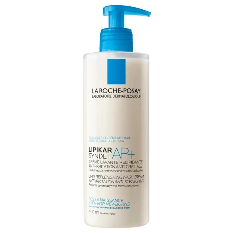 LA ROCHE-POSAY Lipikar Syndet AP+ Lipidpótló krém-tusfürdő 400 ml LA ROCHE-POSAY Lipikar Syndet AP+ Lipidpótló krém-tusfürdő 400 ml