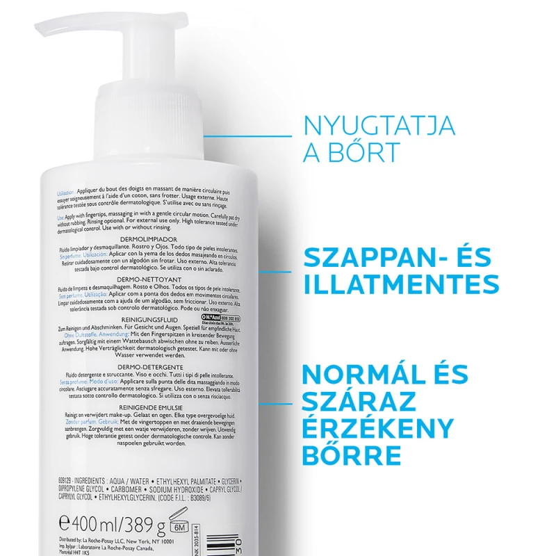 Toleriane Arctisztító krém 400 ml