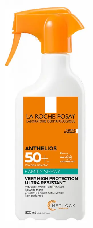 LA ROCHE-POSAY Anthelios Láthatatlan spray SPF50+ Családi kiszerelés 300 ml