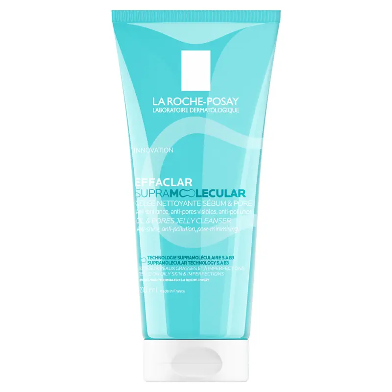 LA ROCHE-POSAY Effaclar SUPRAMOLECULAR Mattító tisztító gél 200 ml LA ROCHE-POSAY Effaclar SUPRAMOLECULAR Mattító tisztító gél 200 ml