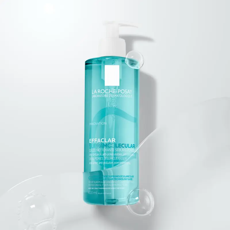 Effaclar SUPRAMOLECULAR Mattító tisztító gél 400 ml