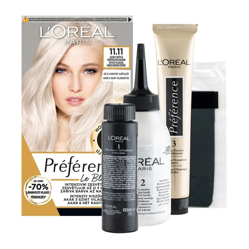 Preférence Le Blonding Extra világos hideg kristályszőke 11.11 178 ml
