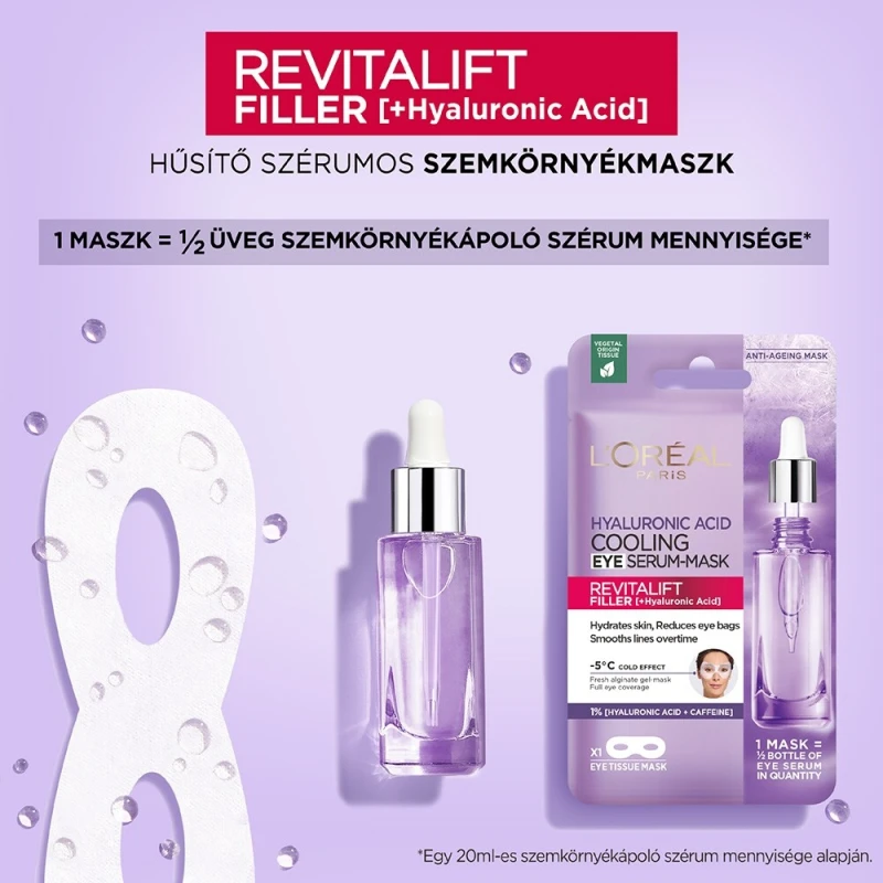 Revitalift Filler hűsítő szérumos szemkörnyékmaszk (11 g)