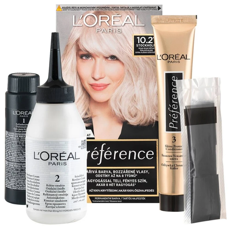 Préférence Hajfesték 10.21 Stockholm - Extra világos ezüstszürke (174 ml)