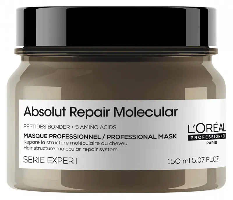 L'ORÉAL PROFESSIONNEL Absolut Repair Molecular koncentrált pakolás sérült hajra 150 ml