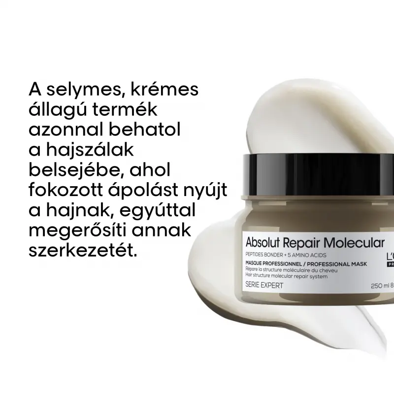 Absolut Repair Molecular koncentrált pakolás sérült hajra 150 ml