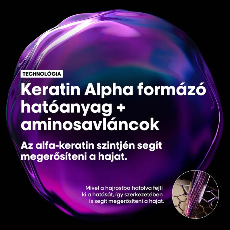 Keratin Alpha Sleek Professzionális sampon 500 ml