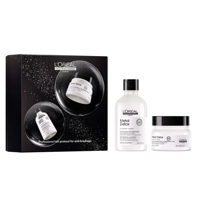 L'ORÉAL PROFESSIONNEL Metal Detox XMAS DUO (300+250 ml) L'ORÉAL PROFESSIONNEL Metal Detox XMAS DUO (300+250 ml)