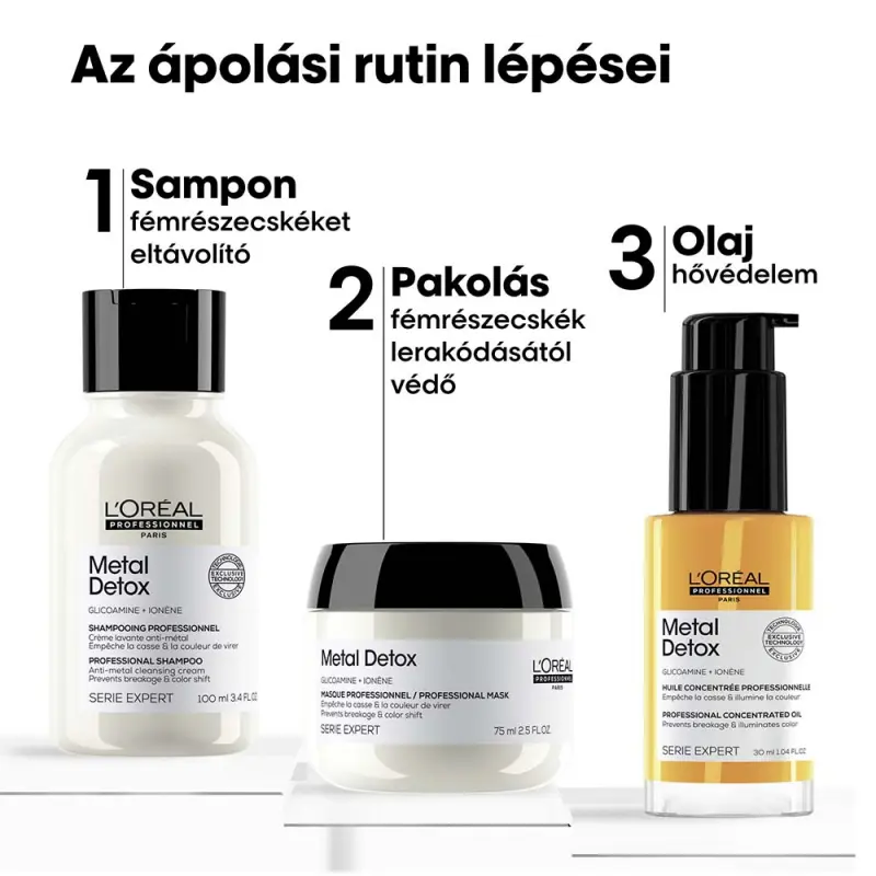 Metal Detox Mini szett TRIO (30+75+100 ml)