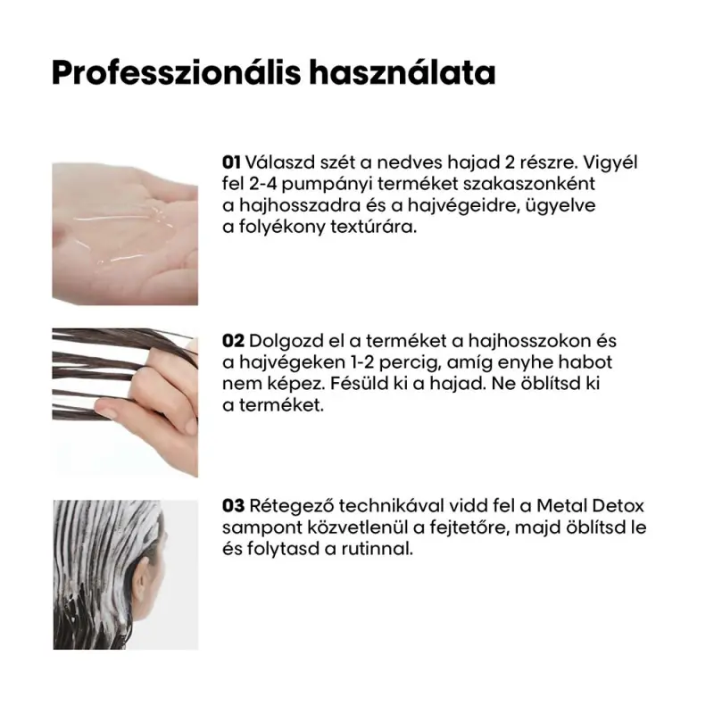 Metal Detox Mosás előtti ápoló 250 ml