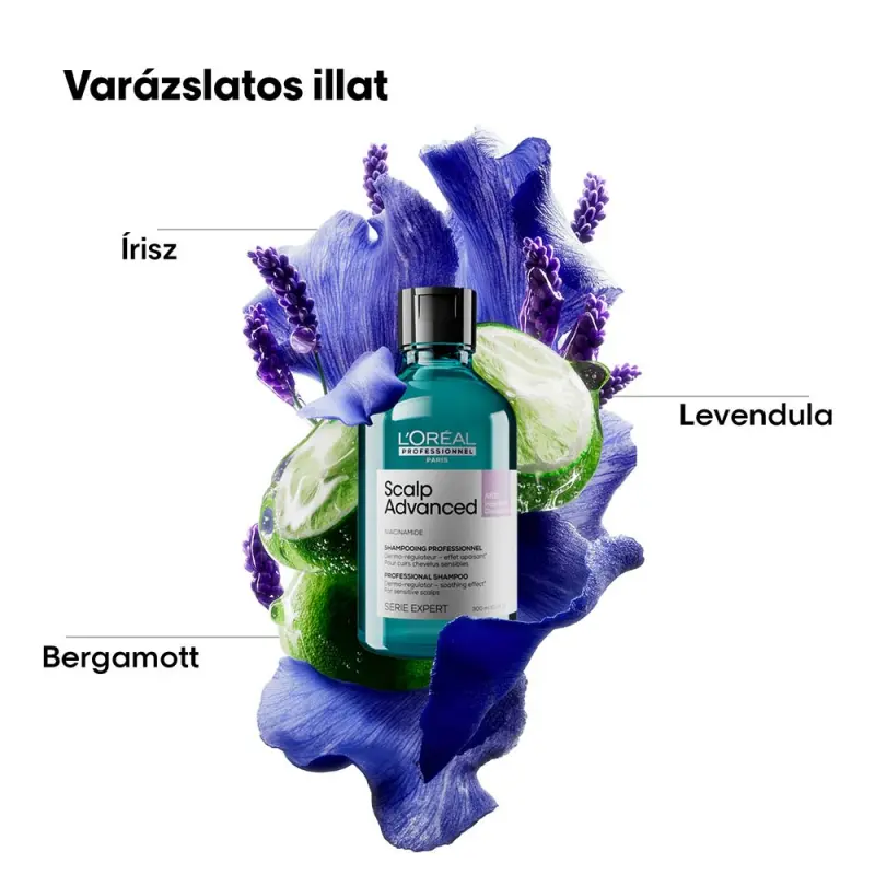 Scalp Advanced Anti-Discomfort Dermo-regulator fejbőrállapot szabályozó sampon UTÁNTÖLTŐ (500 ml)