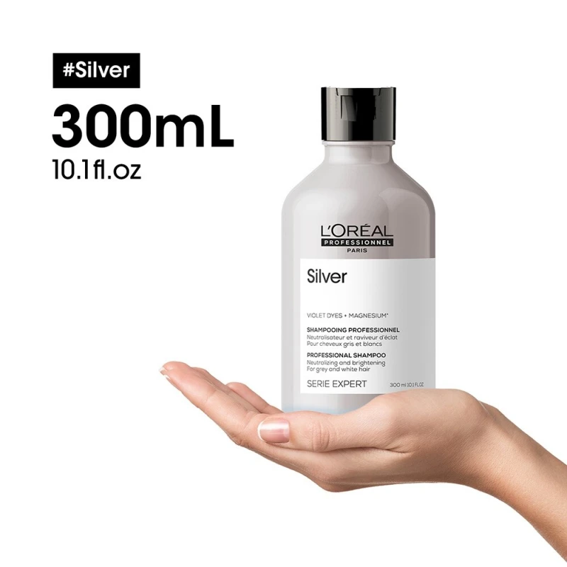 Silver sampon - Sampon a szőkített és az ősz haj jeges fényéért (300 ml)
