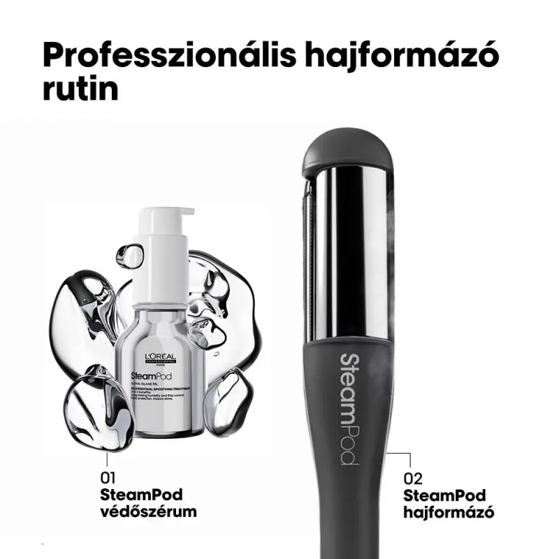 SteamPod 4 Meteora Limitált Kiadású Professzionális Hajegyenesítő a gőz erejével