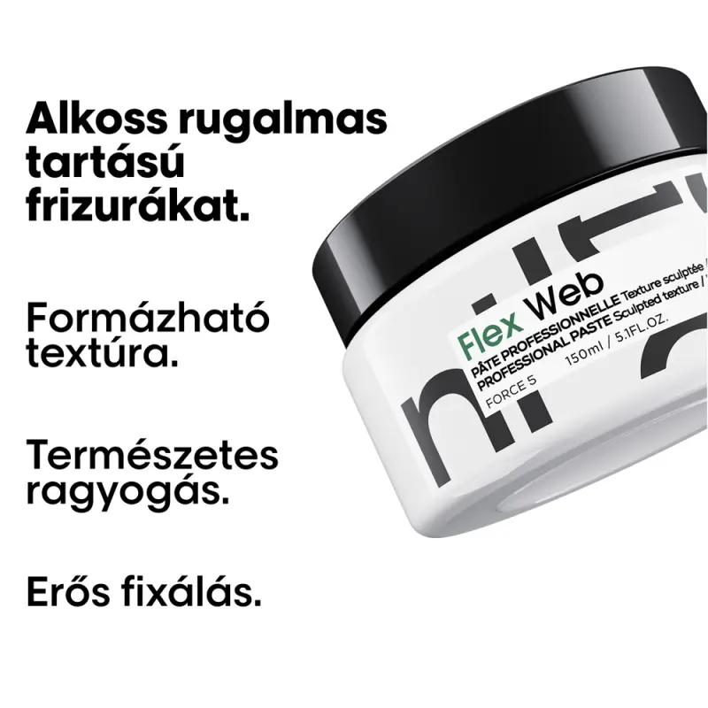 tecni.art Flex Web - Texturizáló hajformázó paszta (150 ml)