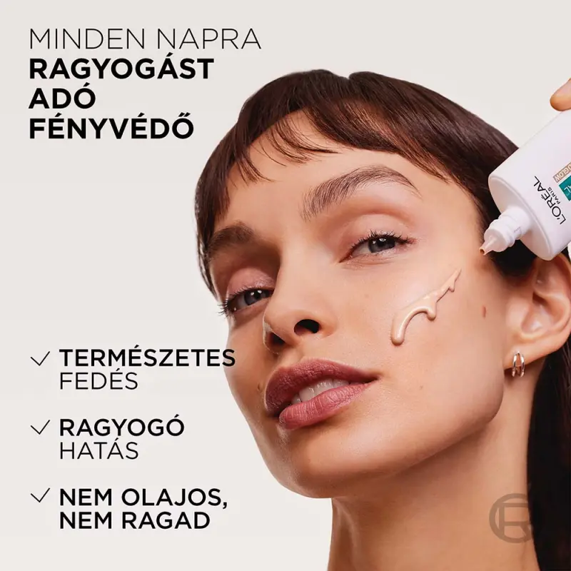 Bright Reveal ragyogást adó, színezett fluid SPF50 fényvédővel sötét foltok ellen 50 ml
