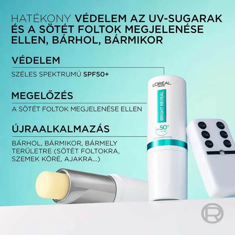 Bright Reveal UV-sugárzás elleni stift (SPF 50+) 9 ml