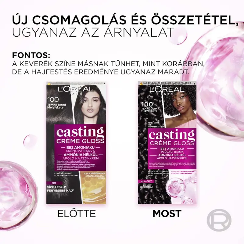 Casting Créme Gloss ápoló hajszínkrém 550 Mahagóni (180 ml)