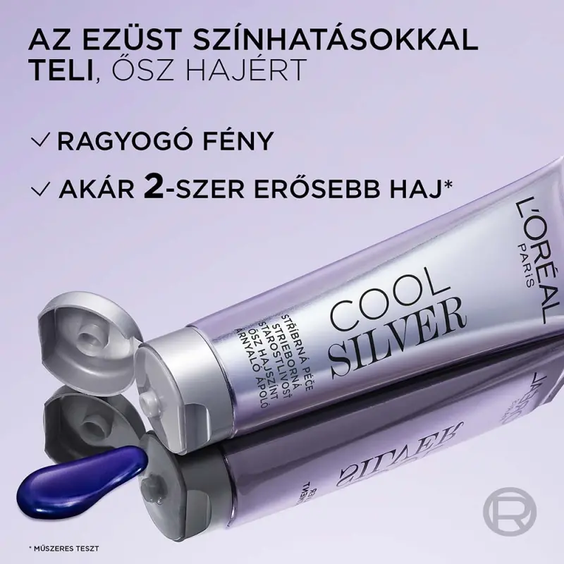 Cool Silver ősz hajszínt árnyaló ápoló tiszta fehér 114 ml