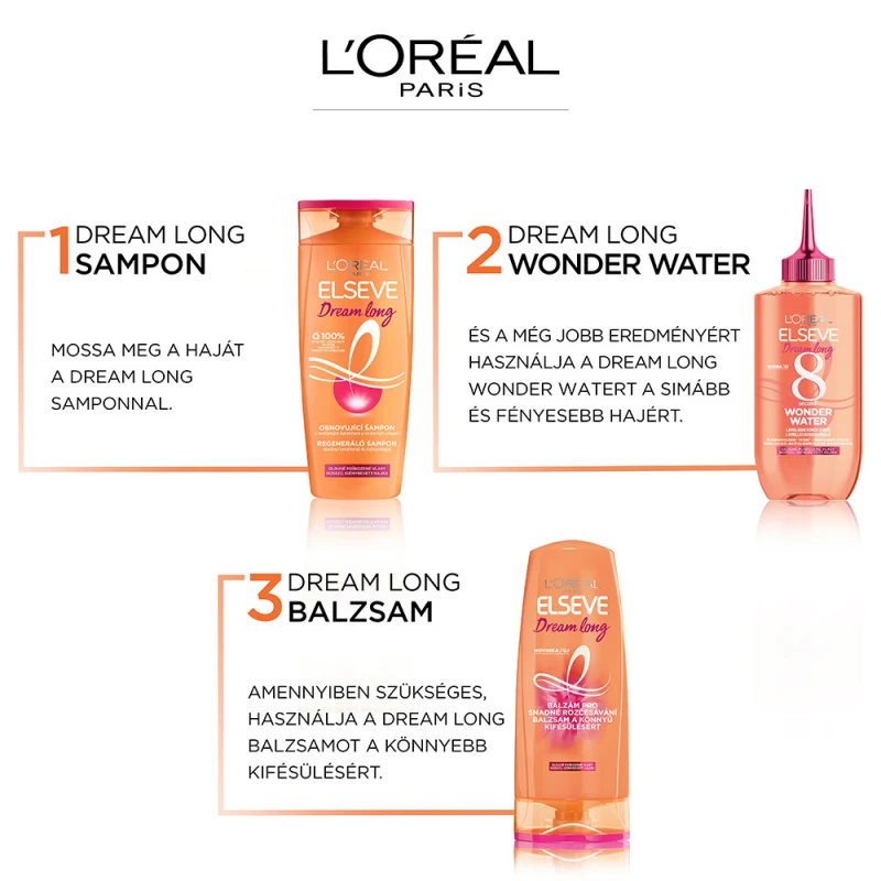 Elseve Dream Long 8 second Wonder Water 200 ml