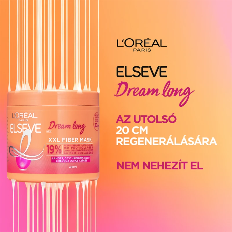 Elseve Dream Long XXL Fiber Mask hajpakolás 400 ml