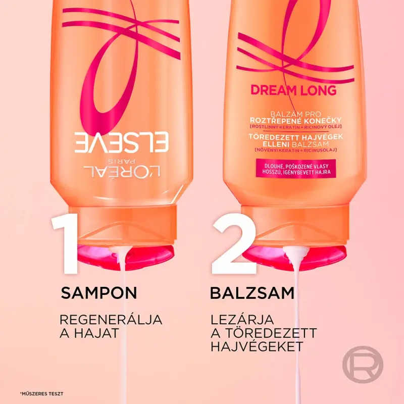 Elseve Dream Long regeneráló sampon hosszú, igénybevett hajra 700 ml