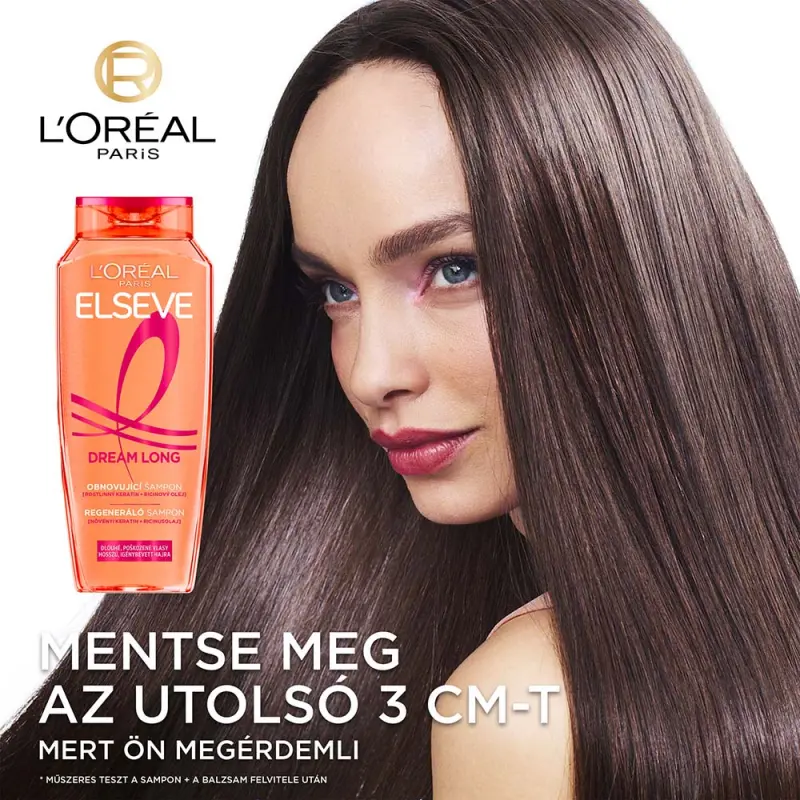 Elseve Dream Long regeneráló sampon hosszú, igénybevett hajra 700 ml