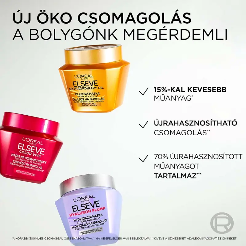 Elseve Extraordinary Oil Olajos hajpakolás 300 ml
