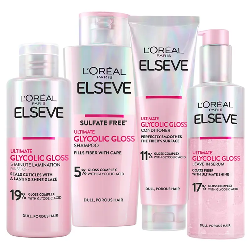 L'ORÉAL PARIS Elseve Glycolic Gloss rutin (150+150+200+200 ml)